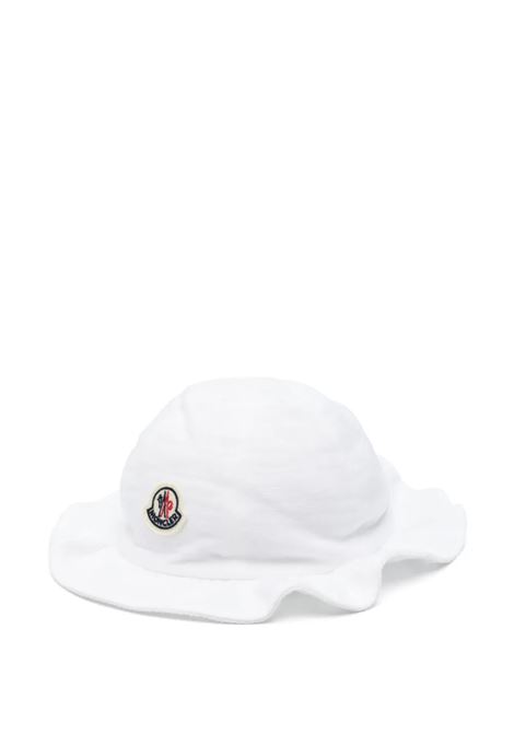 Cappello Bucket Bianco Con Logo MONCLER ENFANT | Cappelli | 951-3B00009 598AX001