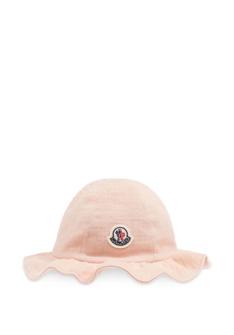 Pink Bucket Hat with Logo MONCLER ENFANT | Hats | 951-3B00009 598AX51V