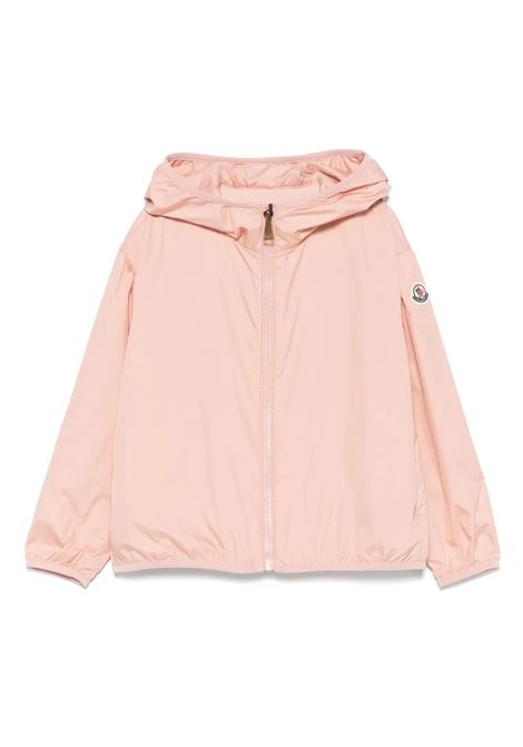 Fegeo Hooded Jacket in Pink MONCLER ENFANT | Outwear | 954-1A00123-54AQE51V