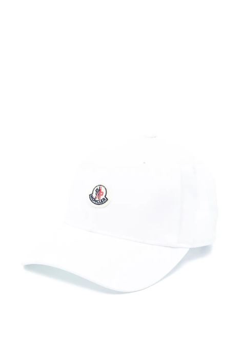 White Baseball Cap With Logo Patch MONCLER ENFANT | Hats | 954-3B00010 0U082002