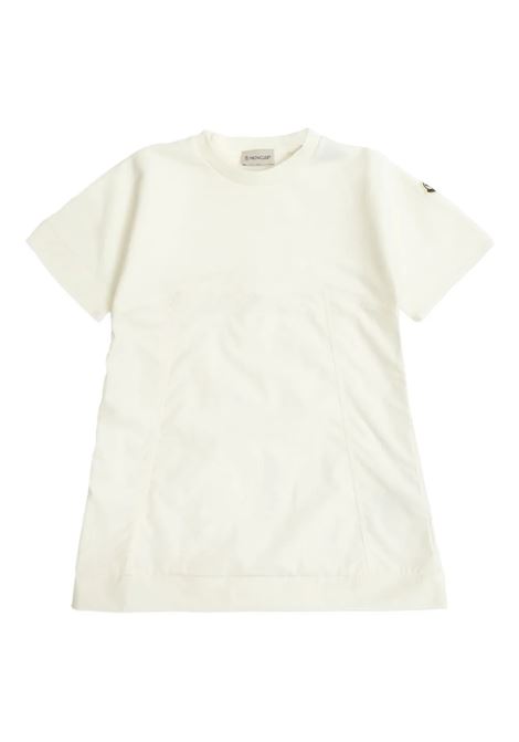 White Cotton T-Shirt Dress MONCLER ENFANT | Dress And Jumpsuit | 954-8I00012 89AKM034
