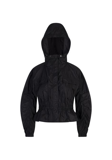 Black Curton Jacket MONCLER | Outwear | 093-1A00172 539ZD999