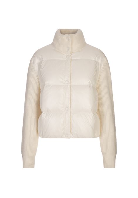 Cardigan Imbottito Bianco MONCLER | Maglieria | 093-9B00017 M1241035