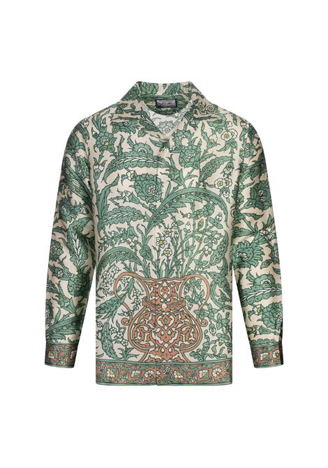 Camicia Majari Verde PANTAMOLLE | SS25-CAMPERG-MAJVERDE