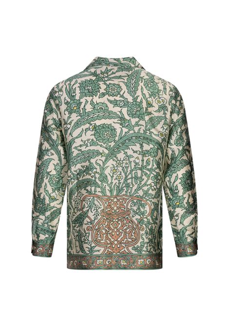 Camicia Majari Verde PANTAMOLLE | SS25-CAMPERG-MAJVERDE