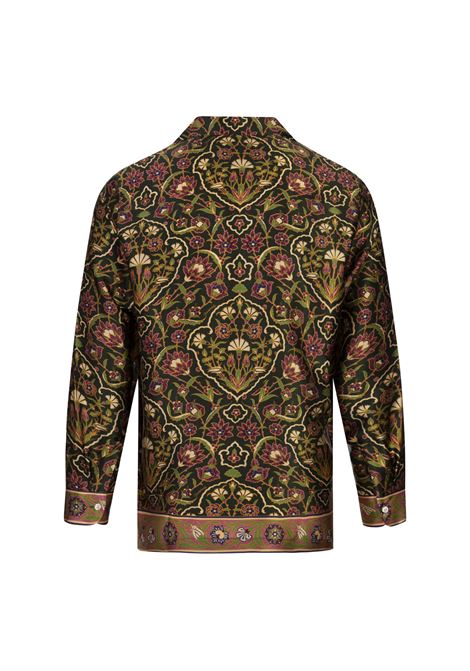 Camicia Pergamen Sketes Verde PANTAMOLLE | SS25-CAMPERG-SKEVERDE