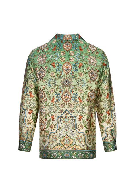 Camicia Pergamen Stimarol Verde PANTAMOLLE | SS25-CAMPERG-STIMVERDE