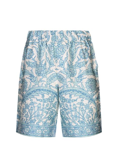 Pantamolle Shorts Majari in Azzurro PANTAMOLLE | SS25-PANTSH-MAJAZZURRO