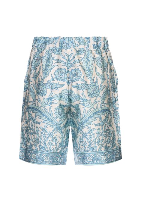 Pantamolle Shorts Majari in Azzurro PANTAMOLLE | SS25-PANTSH-MAJAZZURRO