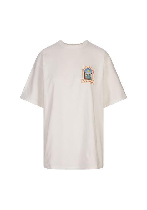 T-Shirt In Love With Capri Bianca PANTAMOLLE | SS25-TSHIRT-CAPRIBIANCO