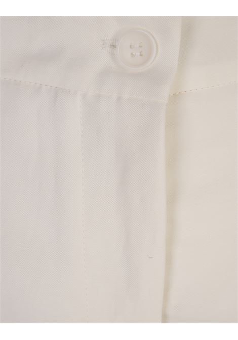 White Raisa Shorts with Pockets PAROSH | RAISA25-D210162002