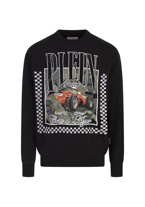 Felpa Club The Course Stones Nera PHILIPP PLEIN | Felpe | PAECMJO1365PTE003N02