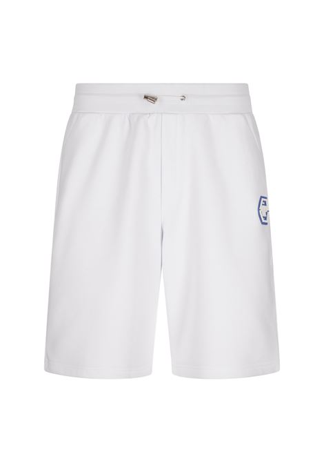 Baggy Fit Shorts Iconic Plein Bianchi PHILIPP PLEIN | Pantaloni | PAECMJT2517PTE003N01