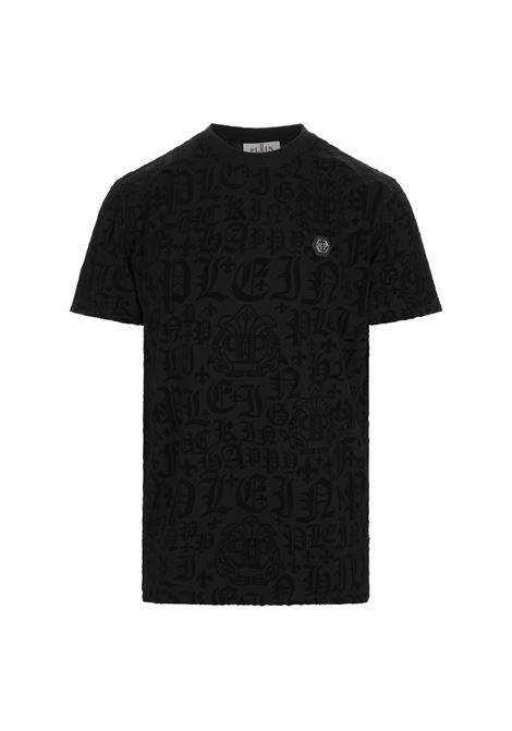T-Shirt Round Neck SS Gothic Plein Nera PHILIPP PLEIN | T-Shirts | PAECMTK7884PJY002N02