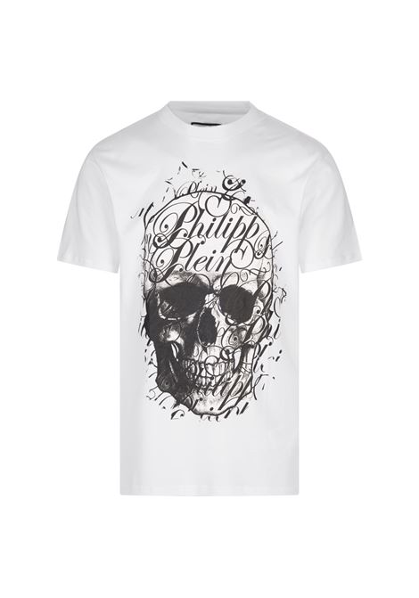 T-shirt Round Neck SS Coursive Bianca PHILIPP PLEIN | T-Shirts | PAECMTK8254PJY002N01
