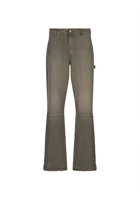 Snap Carpenter Pant In Verde PURPLE BRAND | Pantaloni | M5005-CTMI225GREEN