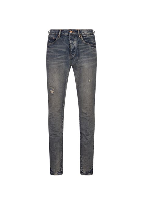 Jeans P001 Vintage Mechanic Worn PURPLE BRAND | Pantaloni | P001-MDMD225MID INDIGO