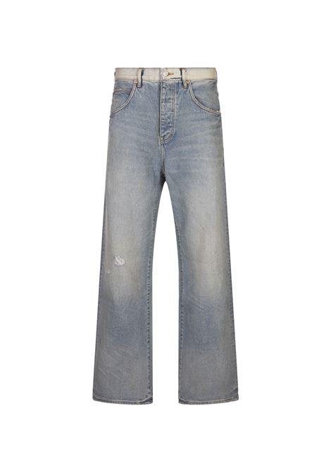 Jeans P018 Basalt Distressed Indaco Chiaro PURPLE BRAND | Pantaloni | P018-BBD1225LT INDIGO