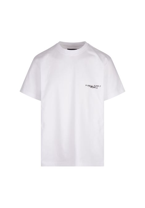 T-Shirt Wavelength Bianca PURPLE BRAND | T-Shirts | P117-HWSW225WHITE