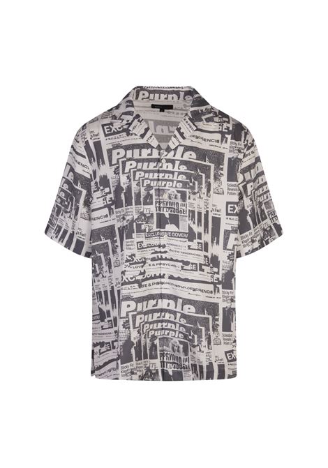 Printed Lyocell Shirt PURPLE BRAND | Shirts | P346-LBWT225MULTI
