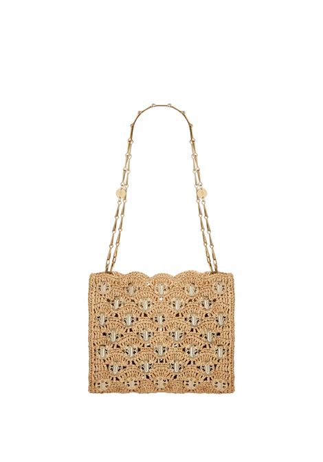 Borsa Iconic 1969 In Rafia Naturale Intrecciata RABANNE | 24FSS0442NAT026M227