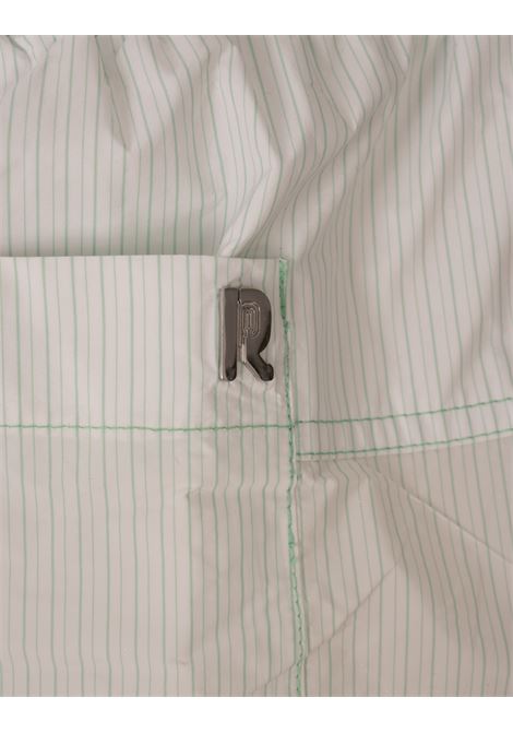 Shorts In Popeline a Righe Verdi RABANNE | 25ECPA032P00374M134