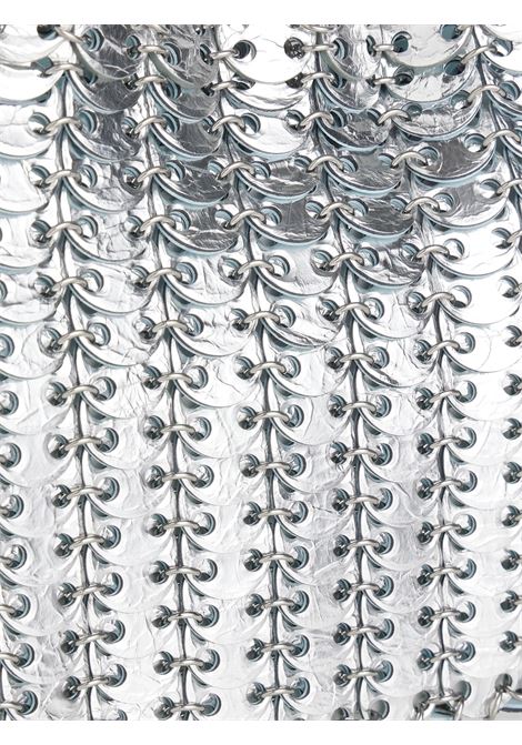 Borsa a Spalla 1969 Reversibile In Pelle Argento/Blu RABANNE | 25ESS0506CLF234M486