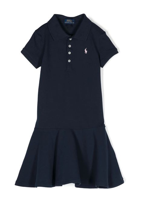 Abito Blu Stile Polo RALPH LAUREN KIDS | vestitini e tutine | 312-624740001