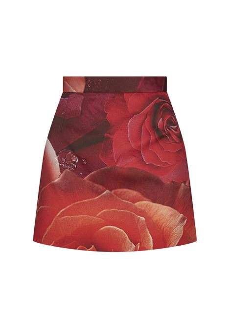 Mini Skirt With Rose Print ROBERTO CAVALLI | Skirts | UKT308-7MN4802000