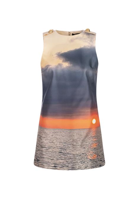 Short Dress With Sunrise Print ROBERTO CAVALLI | Dress And Jumpsuit | UWT138-4QN9605144