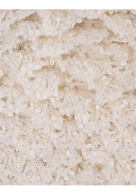 Abito Lungo All'Uncinetto Bianco STARLIT | SS25STAR39WHITE