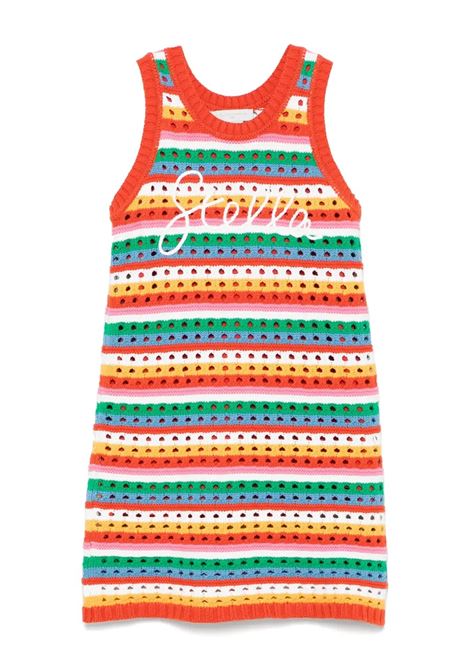 Abito Senza Maniche allUncinetto con Ricamo Stella STELLA MCCARTNEY KIDS | vestitini e tutine | TW1F02-Z1876999