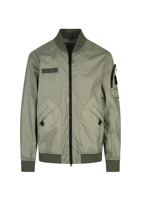 Bomber In Membrana 3L TC Verde Salvia STONE ISLAND | Capispalla | K1S154100004-S0A21V0055