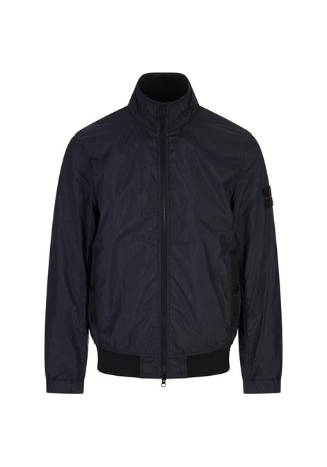 Lightweight Navy Blue Nylon Ripstop Jacket STONE ISLAND | Outwear | K1S154100037-S0A23V0020
