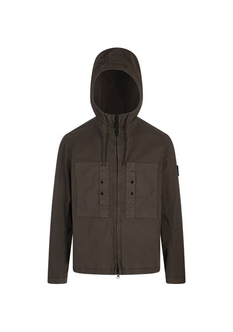 Giacca Verde Militare In SUPIMA® COTTON TWILL STRETCH-TC STONE ISLAND | Capispalla | K1S154100091-S0010V0054