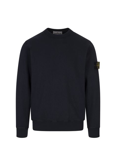 Felpa In Cotone Malfilé Blu STONE ISLAND | Felpe | K1S156100020-S0060V0020