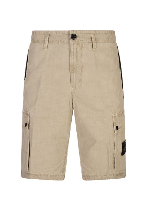 Bermuda Cargo In Supima Stretch-TC Deserto STONE ISLAND | Pantaloni | K1S15L100011-S00WAV019A