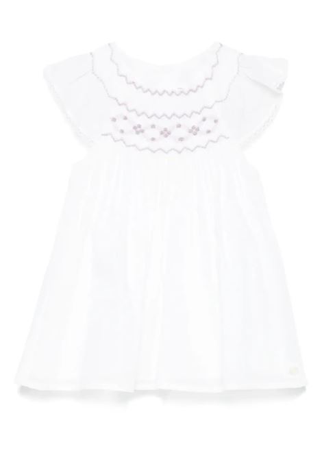 White Dress with Lilac Embroidery TARTINE ET CHOCOLAT | Dress And Jumpsuit | CA3016101