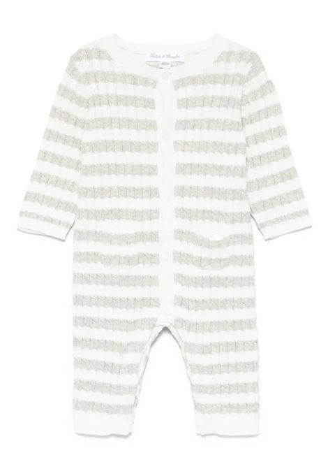 White Striped Knitted Pajamas TARTINE ET CHOCOLAT | Underwear | CA3205013
