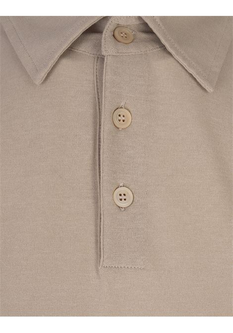 Polo In Jersey Beige ZANONE | 815109-ZG380Z1936