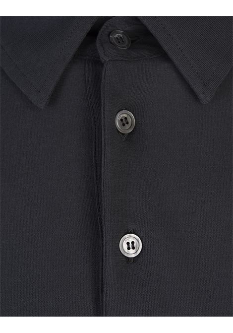 Grey Jersey Polo Shirt ZANONE | 815109-ZG380Z5336